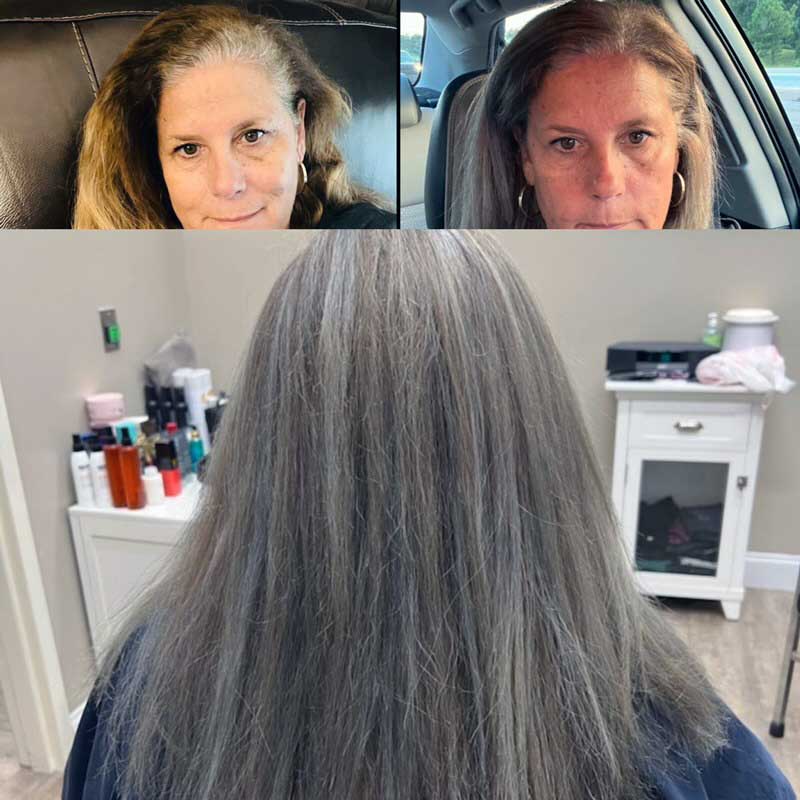 transition to silver hair!